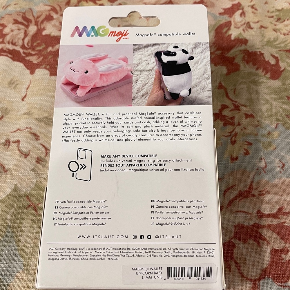 NEW Laut Unicorn Plush Phone Wallet MagSafe Compatible 🌺 - Picture 4 of 5
